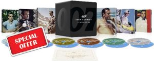 James Bond: Sean Connery 6-Film Collection Steelbook Library Case [4K Ultra HD][1962]