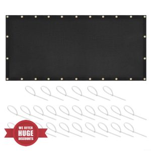 Fireproof Grill Heat Shield Mat 3x4FT 3x6FT 3x10FT Deck Protector Easy Clean BBQ Fence Guard 900°F Resistant(91.5 * 305cm)