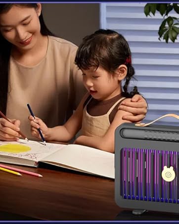 Electric mosquito swatter purple light automatic trap mosquito killer lamp household rechargeable...