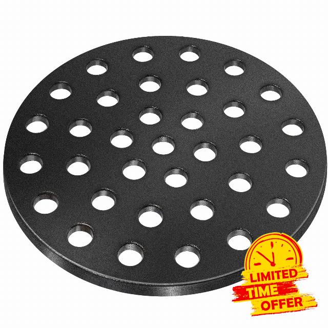 GGC Cast Iron Fire Grate for Kamado Joe Classic