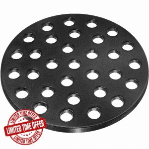 GGC Round Cast Iron Fire Grate for Big Green Egg