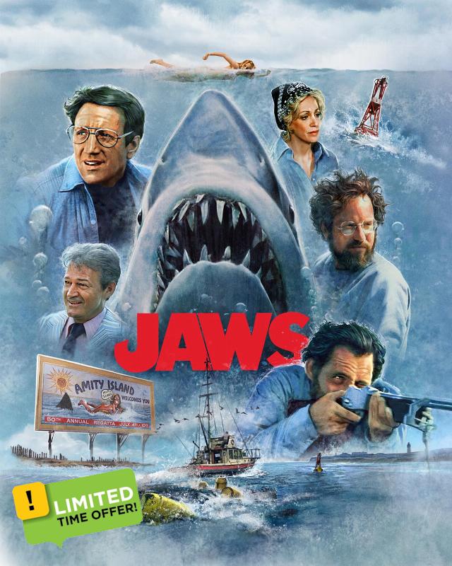 Jaws 50th Anniversary 4K UHD & Steelbook