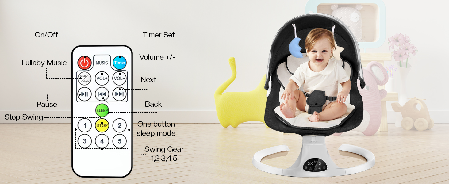 baby swing chair from birth 0-12 month
