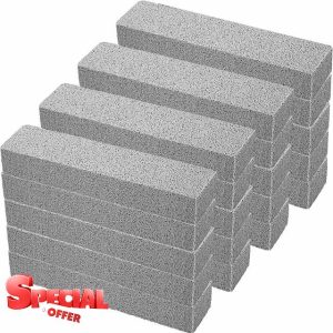 LYCN Pack of 20 Cleaning Stone Grill Pumice Stone Cleaner Reusable Descaling Stones Bathroom Cleaning Stone for Grills or Frying Pans Rust Toile