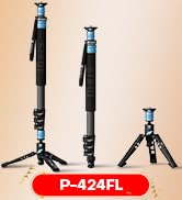 SIRUI P-325FL Camera Monopod for Photography, 170cm Carbon Fibre Camera Monopod with Removable Tr...