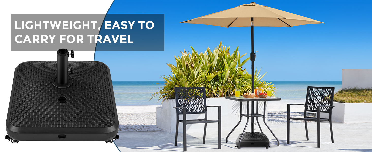Fillable Patio Umbrella Base