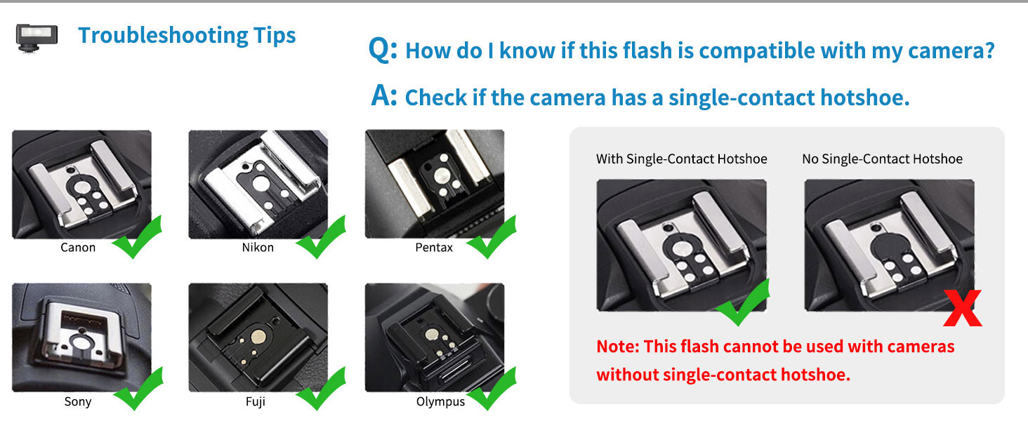Single-Contact Hotshoe