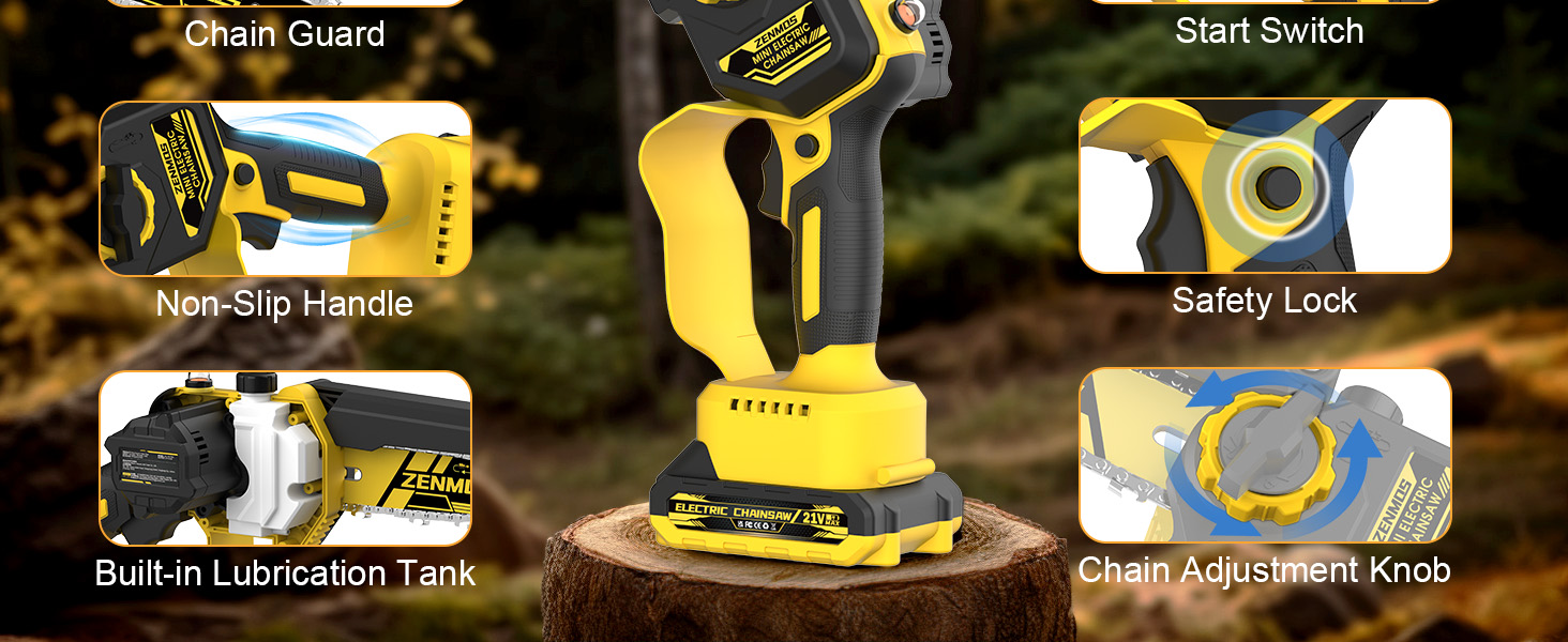 mini chain saw cordless