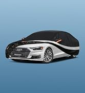 Weleyclore 10 Layers SUV Car Cover Waterproof Breathable,100% Waterproof Outdoor 4X4 Car Covers R...