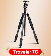 SIRUI Traveler 5CX Carbon Fibre Tripod for Camera, 52