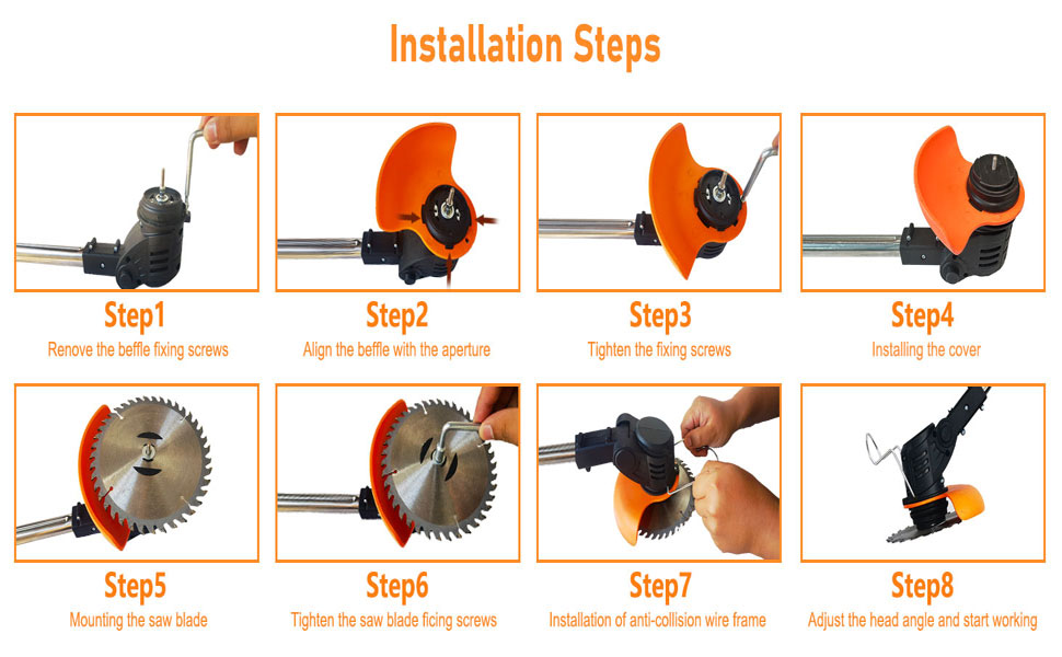 Cordless Strimmer Install