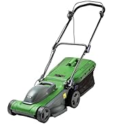 FORTE 21.6V 34cm Cordless Lawnmower with 4.0Ah Lithium Ion Battery, Fast Charger and Rear Roller....