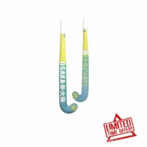 Osaka Field Hockey Stick Mid Bow GF | Blue-Lime Gradie