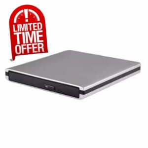 Uxsjakjsd DVD Drive External USB3.0 Blu-Ray Burner BD-ROM BD-RE Writer 3D Blu-Ray Reader for Laptop/Desktop