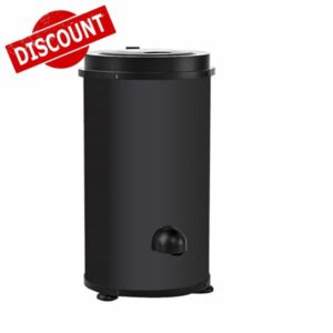 Cookology Spin Dryer 4kg Capacity in Black - Energy Saving & Efficiency Saving Spinner - 2800RPM - Compact & Portable Design - Deep Cleaning for Clothes - Remove Water Content            [Energy Class A+++]