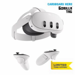 Meta Quest 3 512 GB the most powerful Quest – Ultimate mixed reality experiences – Gorilla Tag Cardboard Hero Bundle – Amazon Exclusive
