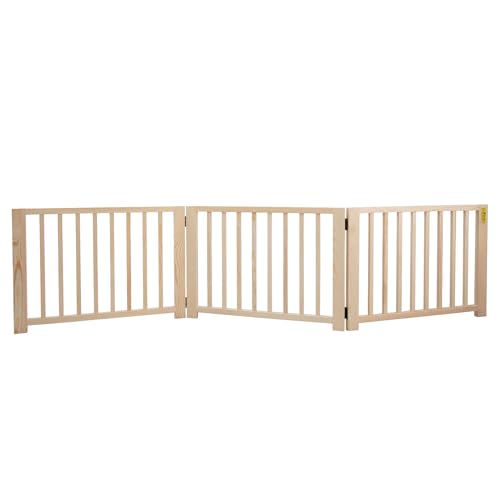 3-Panels Foldable Pet Barrier Indoor