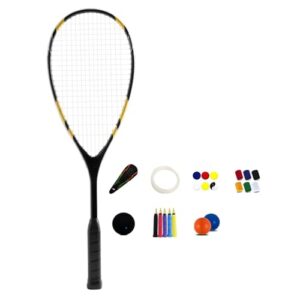 Light Weight Training Squash Racquet Shock Absorption Beginner Squash Racket Sports Equipment For Men And Women With Comfortable Grip & Shock Absorptio