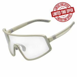 ROCKBROS Photochromic Cycling Sunglasses UV400 Transparent TR90 Frame Fashion Windproof for Running