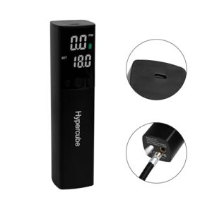 Smart Football Pump Portable Fast Ball Inflation with Accurate Pressure Gauge and Digital LCD Display for Football Basketball Volleyball Rugby (2 Needle and 1 Nozzle)
