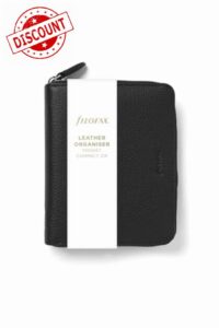 Filofax Pocket Compact Zip Norfolk organiser - Black