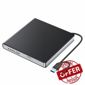 External CD DVD Drive for Laptop USB 3.0 USB C CD Drive External DVD Drive Portable CD ROM Burner Reader Writer Drive External DVD Player for Laptop Desktop PC Windows 11/10/8/8 MacBook Mac OS Linux