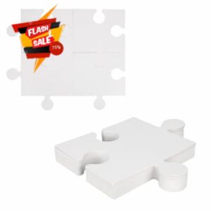 Fukaisu 30pcs Blank Puzzles to Draw On