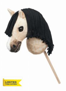 LeMieux Hobby Horse Dream - Pretty Dun - Detachable Pole - Realistic Head - Perfect for Kids