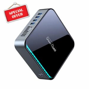 DreamQuest Mini Pc W-11 PRO Intel 12th Processor N95 (up to 3.4 GHz) 16GB DDR4 RAM 512TB M.2 SSD