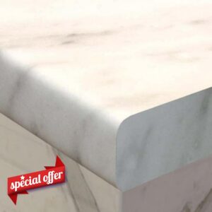Mistypeak Marble Laminated Kitchen Worktop 2m x 600mm x 38mm