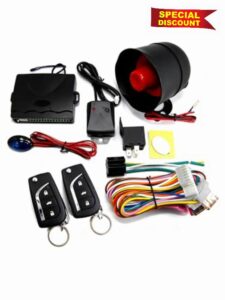 TINGSING Car Alarm System with Siren 1-Way Security Antitheft Alarm Systems with Keyless Entry Universal Anti-Theft Car Security Device for 12V DC Vehicle Which Has Central Door Lock System