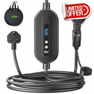EVJUICION EV Charger Cable Type 2 to 3 Pin Plug 10M
