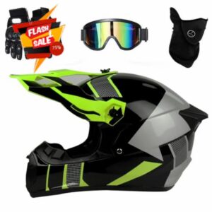 Youth Kids Motocross Helmet Full Face ATV/Dirt Bike Motorcycle with Fashionable Tail Wing Design