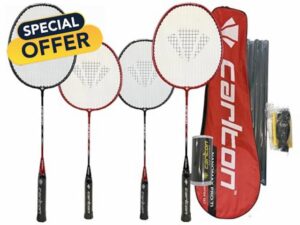 Carlton Nanomax Pro Ti Badminton Set
