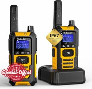 Radioddity HD-1 IP67 Walkie Talkies for Adults