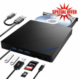 External Blu-ray Drive - 7 in 1 BD External Blu Ray Drive