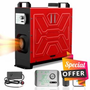 GEARLASSO 8KW Diesel Heater 12V/24V All-in-One Parking Heater with APP & Remote Control