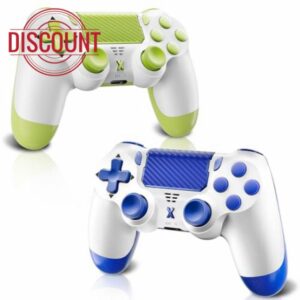 Quevati 2PCS Wireless Controller for PS-4