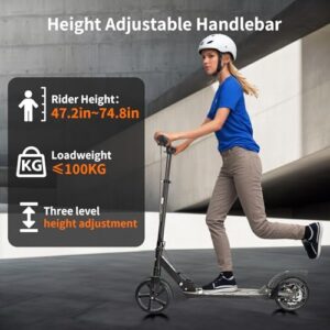 200mm Big Wheels with Disc Brakes