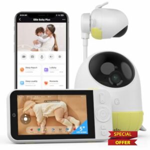 Ellie Baby Plus 5" Monitor with 2.5K FHD camera
