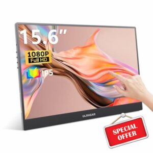Ulrhzar 15.6inch Portable Monitor Touchscreen FHD 1920X1080P