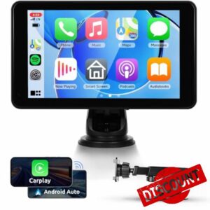 Portable Wireless Carplay Screen Android Auto Portable Car Radio Car play