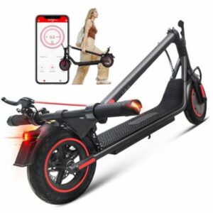 TYOKUM Electric Scooter 10 inch Big Solid Tires
