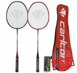 Carlton Nanomax Pro Ti Badminton Set