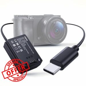 llano NP-FZ100 Dummy Battery USB-C PD Power Kit – for Sony A7III A7IV A6700 FX3 FX30 A9 A7C A7CII A7RV A7RIII A6600 ZV-E1 ZV-E10II A1 – Mobile Power Solution for Travel Shoots & Outdoor Filmmaking