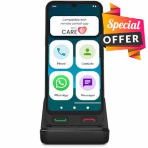 SPC Zeus 2 Pro – Senior smartphone compatible with app management and location remote | Easy Mode