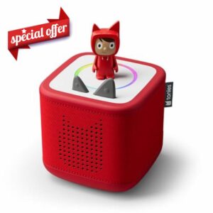 Sunset Red Toniebox 2 Starter Set with Creative Tonie Rubie