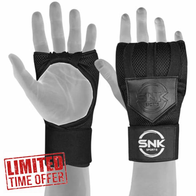 Fast Wraps/Quick Wraps/Easy Wraps/Hand Wraps Gloves – 1 Meter Long Wrist Straps – Padded Fist Protection for MMA