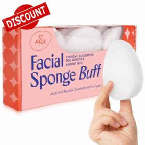 Berkland Regular Facial Sponge for Face - Daily Cleansing Face Removing Makeup
