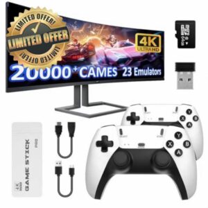 Retro Games Console with 2 Wireless Controllers